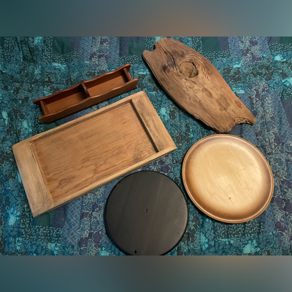 Rustic Wood Bundle 7 Pieces